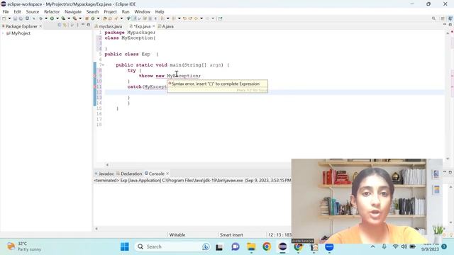 Custom Exception or User-defined Exception in Java