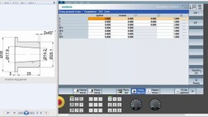Урок 6. Обработка втулки с двух сторон на SINUMERIK 840D. SinuTrai