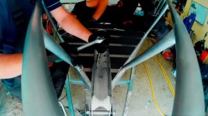 Установка якорной лебедки.