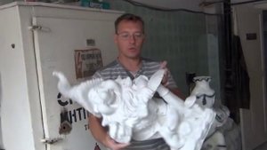 Изготовление больших садовых фигур