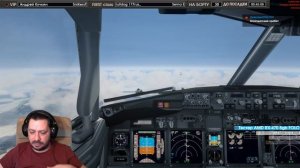 [?LIVE] P3D V4.1 / VATSIM / Баку - Ашхабад / (UBBB / UTAA) / Boeing 737