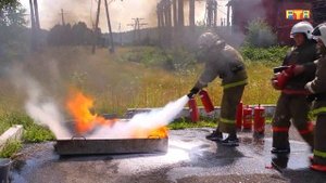 Пожарно прикладная эстафета ЦОФ Кузбасская