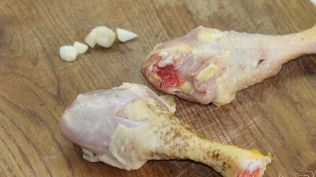Запеченные куриные ножки с горчицей