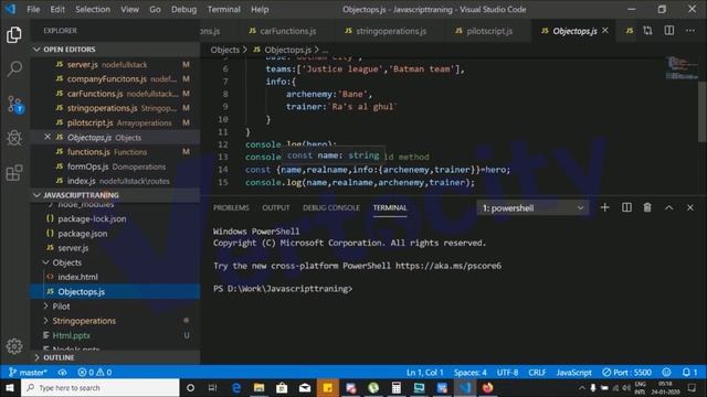 Learn Objects in JavaScript | JavaScript | Full Stack Web Development | Vertocity