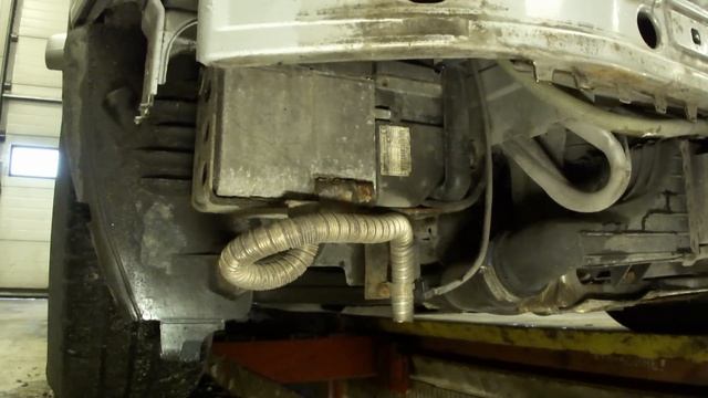 Как снять вебасто с мерседеса w140