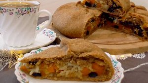 Пирог с тыквой и сухофруктами✨