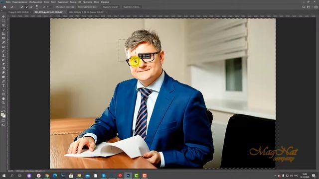 Adobe Photoshop Уроки от MagNat простая замена фона смотреть онлайн