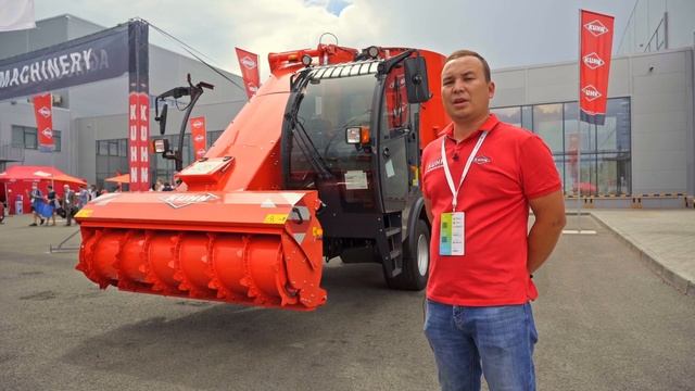 Самоходный смеситель-кормораздатчик KUHN SPW Intense | Обзор на кормосмеситель
