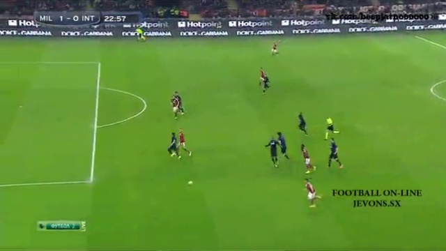 Милан - Интер 1:1 смотреть онлайн