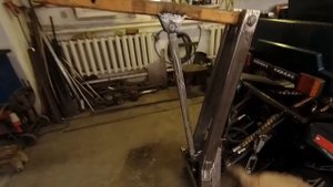 Самодельный кран на заднюю навеску минитрактора.