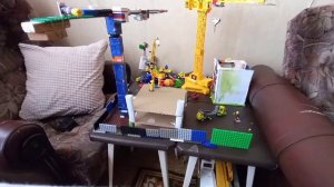 Работа башенного крана ТДК 10.215