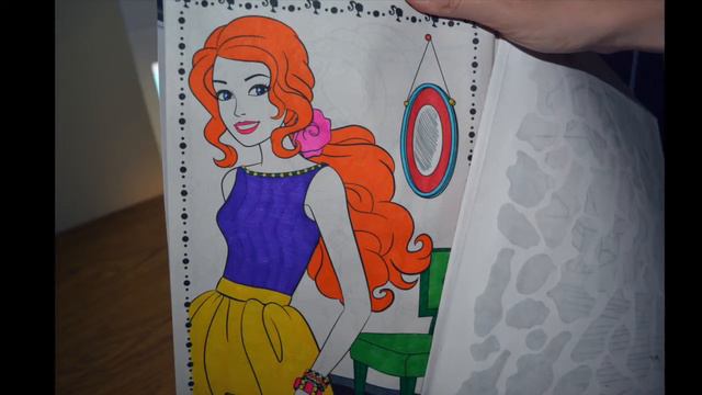 Видеораскраска: рыжая barbie смотреть онлайн