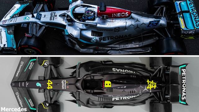 Hamilton Makes Bold Statement as Mercedes 2023 Car Hits Track!