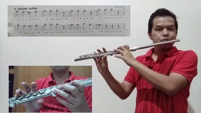 Essensial Elements Flute Book 1 no 6 Rolling Along смотреть онлайн