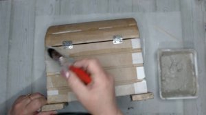 DIY, CARDBOARD BOX \THE IDEA OF CRAFTS MADE OF CARDBOARD \ СУНДУК ИЗ КАРТОНА\ИДЕЯ ИЗ КАРТОНА