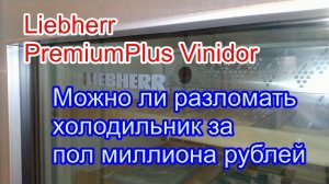 Liebherr PremiumPlus Vinidor. Можно ли разломать холодильник за пол миллиона рублей
