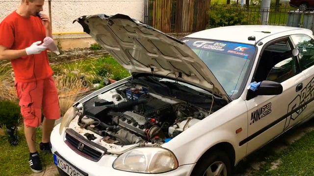 Car Wrapping - Bonnet of Honda Civic смотреть онлайн