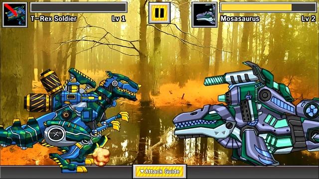 Dino Robot Battle Arena: Mosasaurus (Assembly + Fights) | Eftsei Gaming смотреть онлайн