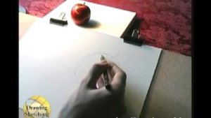 Sketching for Beginners - shading and form, apple sketch (part 1 of 4)