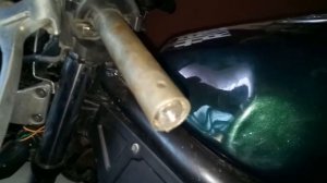 Собираем клипоны. Грузики руля Honda CB-1.