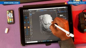 Sculpting in Blender  Wirelessly on an iPad Pro with Apple Pencil, using Easy Canvas & Tablet Pro