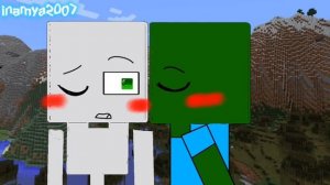 (skeleton wither x skeleton) love animation meme Minecraft!