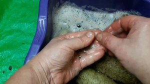 люфа - начало превращения в мочалку