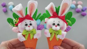 🐇 ПАСХАЛЬНЫЙ КРОЛИК В МОРКОВКЕ 🥕 игрушки