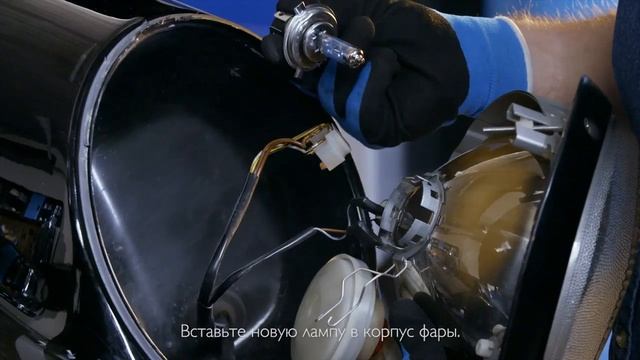 Установка галогенных ламп Philips RacingVision + 150% на автомобиль Porsche 911 смотреть онлайн