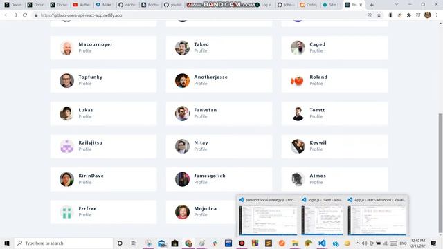 Github Users Web App смотреть онлайн