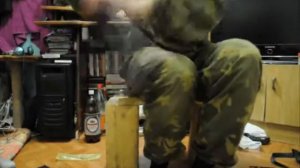 Saiga 12 установка газовой трубки с планкой WEAVER.