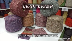 Обзор пряжи. Артикулы Smarties и Paella