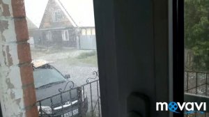 Град в Кургане 25.06.19. поколотило авто!!