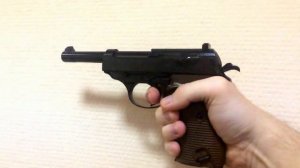 Blowback пневматического пистолета Umarex Walther P38
