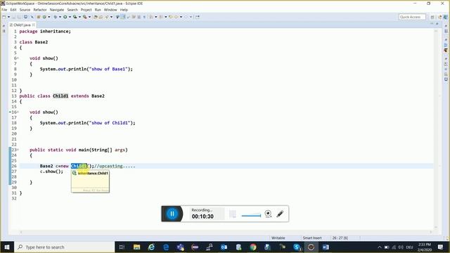 Core Java Online Training Session 87 | Java Tutorial in Hindi | Java Tutorial For Beginners
