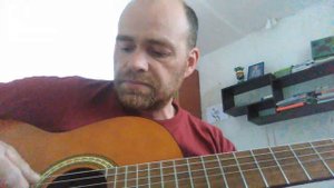 игра на гитаре ,песня там где шумели камыши!