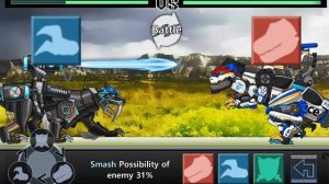 Роботы динозавры: Тарбозавр двойной коп 2 (Tyrabo Double Cops Dino Robot)