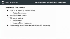 Load Balancer and Application Gateway