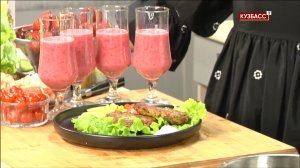 Готовим с Дикраном. Драники с камчатским крабом и смузи