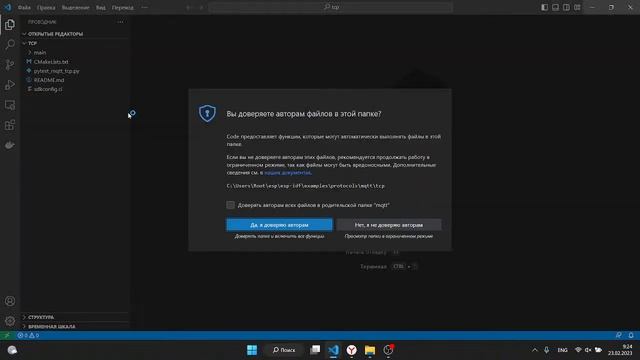 "ESP IDF Installation VSCode"