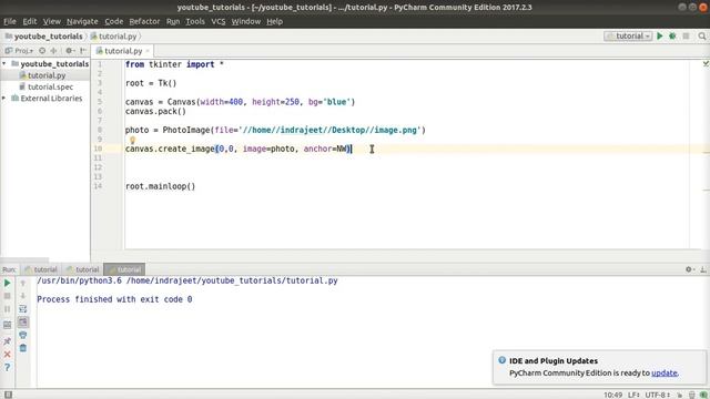 Python GUI Tutorial - 16 - Canvas - create image | Tkinter смотреть онлайн