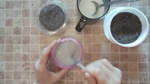 Омолаживающая маска с семенами чиа.