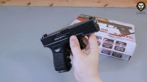 Страйкбольный пистолет Stalker SA17G (Glock 17) видео обзор 4k