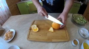 САЛАТ КРЕВЕТКИ АВОКАДО АПЕЛЬСИН СОУС ВИНЕГРЕТ #салат#рецепты