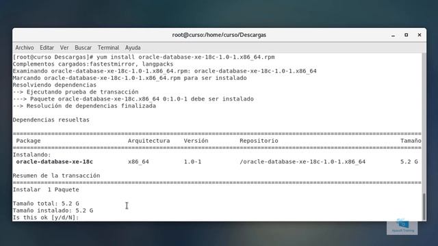 Instalar Oracle 18c Express en linux смотреть онлайн