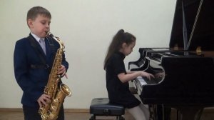 А.Виллолдо Танго исп. Новиков Т. (саксофон), Дворецкая А.(фортепиано)