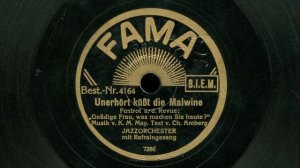 Unerhört küsst die Malwine