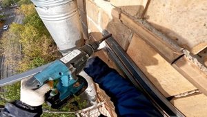 Крыша на балкон последнего 9-го этажа в Москве/Установка крыши балкона/Кровля/Ремонт крыши балкона