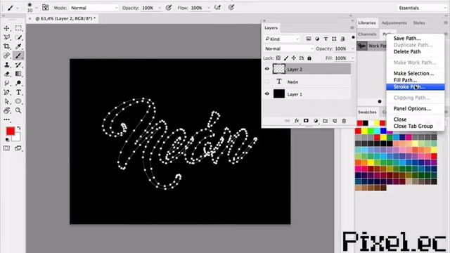 ✅??COMO CREAR UN EFECTO DE NEON Adobe Photoshop CC смотреть онлайн