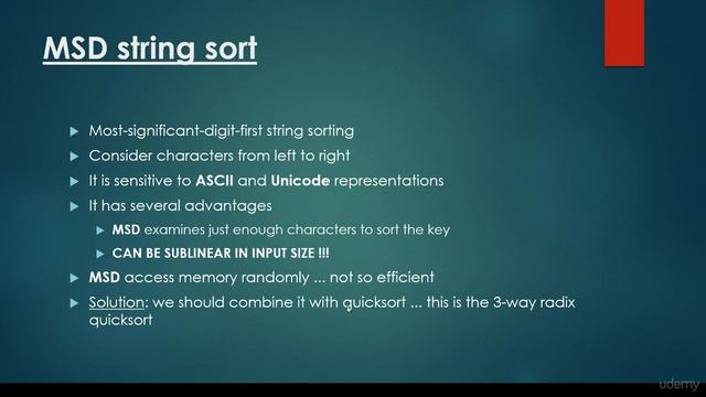 Radix sort in data structure